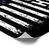 Strijd tegen VS-vlag - Zelfmoordpreventie - bewust Poster (Hoek)