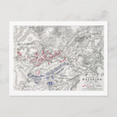 Strijd tegen Waterloo, 18 juni 1815, blad 1st (eng Briefkaart (Voorkant)
