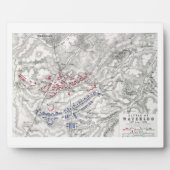 Strijd tegen Waterloo, 18 juni 1815, blad 1st (eng Fotoplaat (Voorkant)