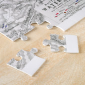 Strijd tegen Waterloo, 18 juni 1815, blad 1st (eng Legpuzzel (Zijkant)