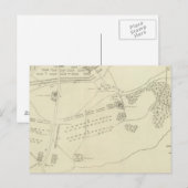 Strijd tegen Waterloo in België Briefkaart (Voorkant / Achterkant)