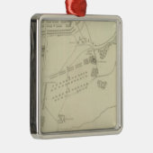 Strijd tegen Waterloo in België Metalen Ornament (Rechts)