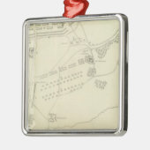 Strijd tegen Waterloo in België Metalen Ornament (Links)