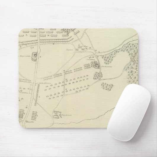 Strijd tegen Waterloo in België Muismat (Met muis)