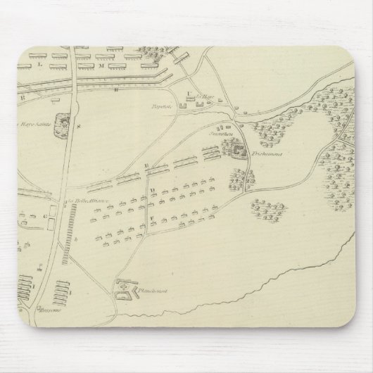 Strijd tegen Waterloo in België Muismat (Voorkant)