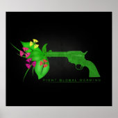 Strijd tegen wereldwijde opwarming poster (Voorkant)