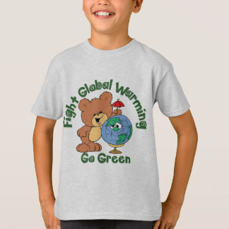 Strijd tegen wereldwijde opwarming t-shirt