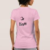 Strijd tegen wereldwijde opwarming t-shirt (Achterkant)