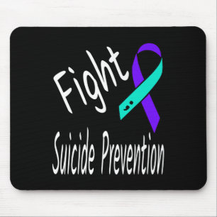 Strijd tegen zelfmoordpreventie Ribbon Semicolon A Muismat