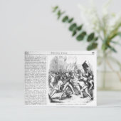 Strijd tussen de Republikeinen en het Parlement Briefkaart (Staand voorkant)