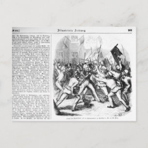 Strijd tussen de Republikeinen en het Parlement Briefkaart