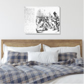 Strijd tussen de Republikeinen en het Parlement Canvas Afdruk (Insitu (Slaapkamer))