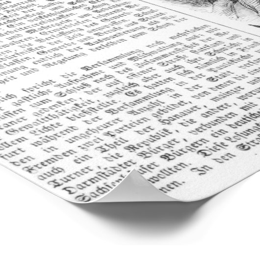 Strijd tussen de Republikeinen en het Parlement Poster (Hoek)