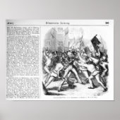 Strijd tussen de Republikeinen en het Parlement Poster (Voorkant)