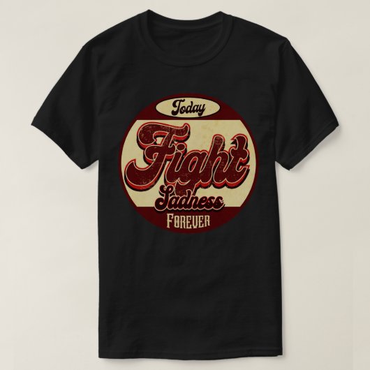 Strijd verdriet voor altijd t-shirt (Design voorkant)
