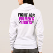 Strijd voor de rechten van de vrouw hoodie (Achterkant)