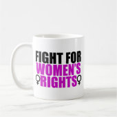 Strijd voor de rechten van de vrouw koffiemok (Links)
