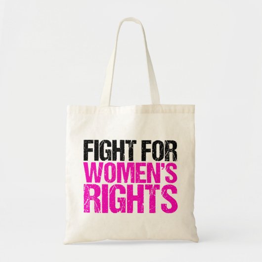 Strijd voor de rechten van de vrouw tote bag (Voorkant)