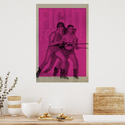  strijd voor het Poster van de liefdesprijs (Keuken)