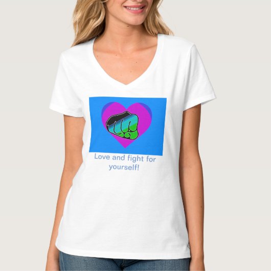 Strijd voor jezelf t-shirt (Voorkant)