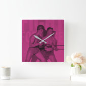  strijd voor liefdespride-plein-wandklok vierkante klok (Huis)