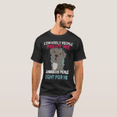 Strijd voor mijn Pitbull Pit Bull Terrier T-shirt (Voorkant volledig)
