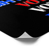 Strijd voor presidentsverkiezingen Trump Poster (Hoek)