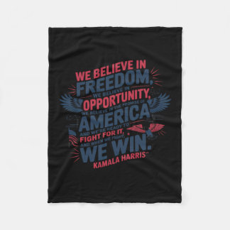 Strijd voor vrijheid en Kamal America Fleece Deken