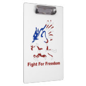 Strijd voor vrijheid klembord (Rechts)