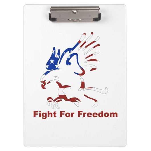 Strijd voor vrijheid klembord (Voorkant)