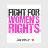 Strijd voor vrouwenrechten Pro Choice Laptop Sticker (Vel)