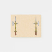 Strijdbijl van Eduard IV Post-it® Notes (Voorkant)