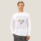 Strijden met kracht. Tri-Blend shirt (Voorkant)
