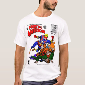 Strijdende Amerikaanse Comic T-Shirt