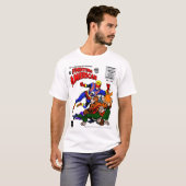 Strijdende Amerikaanse Comic T-Shirt (Voorkant volledig)