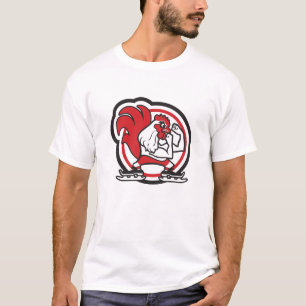 Strijdende roosters 1 t-shirt