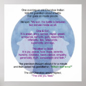 Strijdende wolven poster (Voorkant)