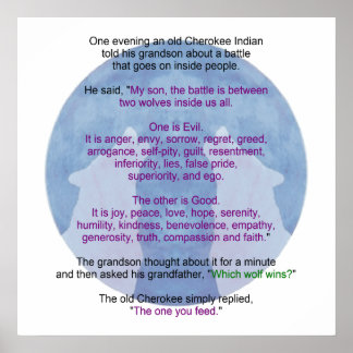 Strijdende wolven poster