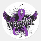 Strijder 16 Fibromyalgie Ronde Sticker (Voorkant)