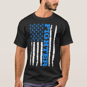 Strijder Diabetes Type 1 T1D Diabetische Bewustwor T-shirt
