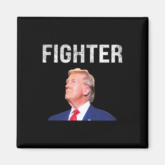 Strijder Donald Trump 2024 Magneet (Voorkant)