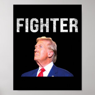 Strijder Donald Trump 2024 Poster