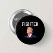 Strijder Donald Trump 2024 Ronde Button 5,7 Cm (Voorkant /achterkant)