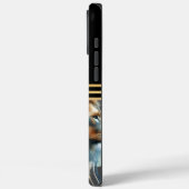 Strijder en leeuw staan trots bij zonsopgang Case-Mate iPhone case (Achterkant / Links)