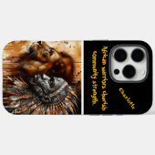 Strijder en leeuw: verenigd in geest Case-Mate iPhone case (Achterkant (horizontaal))