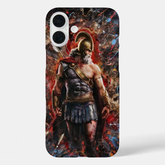 Strijder in Battle Stance Case-Mate iPhone Case (Achterkant)