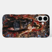 Strijder in Battle Stance Case-Mate iPhone Case (Achterkant (horizontaal))