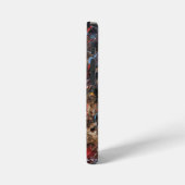 Strijder in Battle Stance iPhone Hoesje (Linkerkant)