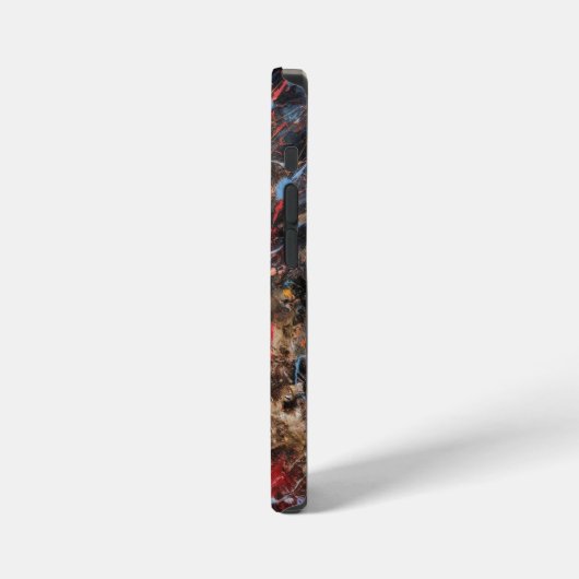 Strijder in Battle Stance iPhone Hoesje (Linkerkant)