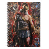 Strijder in Battle Stance Notitieboek (Voorkant)